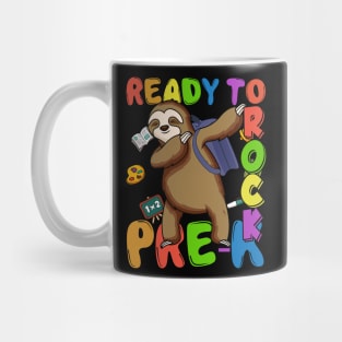 Dabbing Pre-k Sloth Back To School Mug